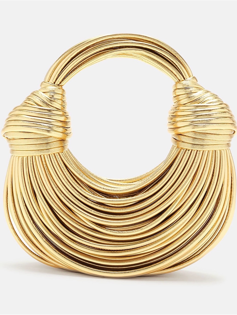 Fashion Nova Gold Mini Ring Handle Bag